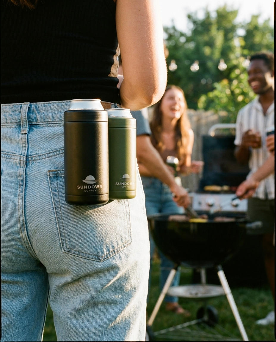 Twin pack - two Sundown coolers in back pockets